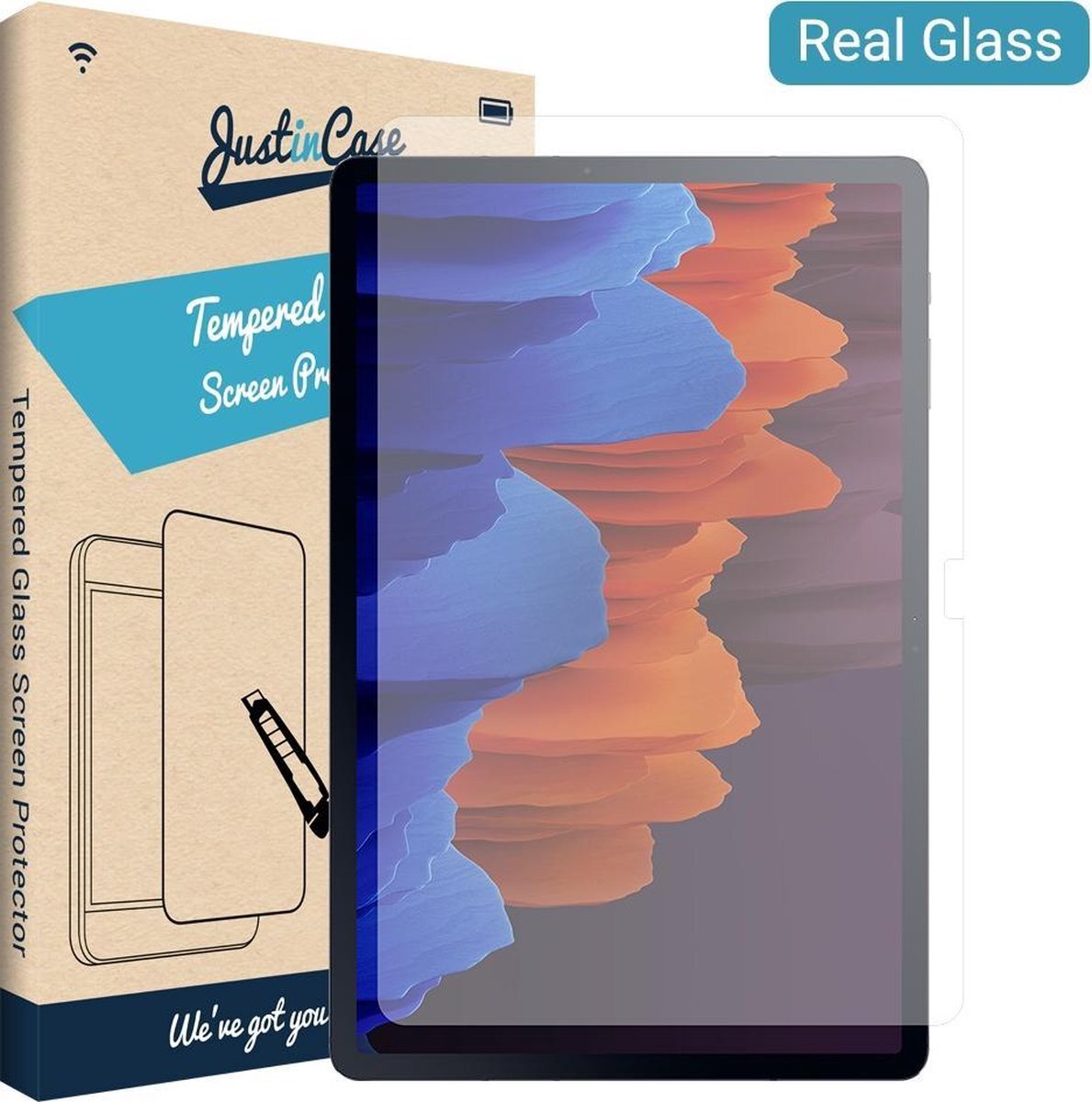 Just in Case Samsung Galaxy Tab S7 Plus Screenprotector Glas