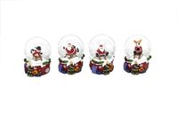 PARTENOPE Ampul glas rood C/water 9 cm, zoals afgebeeld