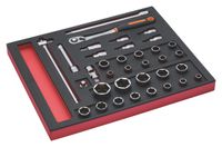 Bahco Foaminlay Fit&Go 2/3 avec douilles et accessoires 1/2" - 35 pièces - FF1F2201