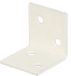 Alberts Versterkingshoek 30x30x30mm Wit Kunststof Coating Set van 50