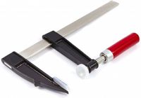 HBM 80 x 150 mm Lijmklem - Schroefklem - Metaal - Rood - 1 stuk(s)