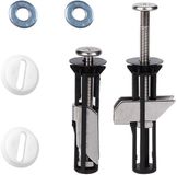 Set de vis pour abattant de WC - Fixation universelle pour abattant de toilette - 2 pièces