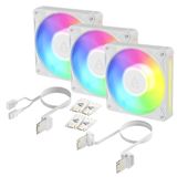 ARCTIC BioniX P12 A-RGB Computer behuizing Ventilator 12 cm Wit 3 stuk(s)