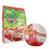 Eco Zimpli Kids Eco Slime Baff Rood, 1 badpakket of 6 speeltoepassingen, zet water in gooey slijm, kinderzintuiglijke en badspeelgoed, gecertificeerd biologisch afbreekbaar cadeau