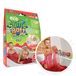 Eco Zimpli Kids Eco Slime Baff Rood, 1 badpakket of 6 speeltoepassingen, zet water in gooey slijm, kinderzintuiglijke en badspeelgoed, gecertificeerd biologisch afbreekbaar cadeau