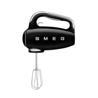 Smeg HMF01BLEU Handmixer - Zwart - 250W - 9 Snelheden