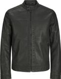 JACK&JONES JJEWARNER WASHED PU JACKET NOOS Heren Buitenjas Zwart XL