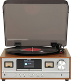 Denver MRD-52LIGHTWOOD Retro Muzieksysteem - Platenspeler, DAB Radio, CD, Bluetooth