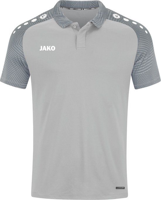 JAKO Performance Polo - Zachtgrijs/Steengrijs - Maat M