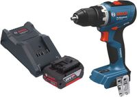 Bosch Professional Bosch GSB 18V-65 Professionele accu klopboormachine 18 V 65 Nm borstelloos + 1x oplaadbare accu 4.0 Ah + lader