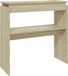 vidaXL Wandtafel 80x30x80 cm bewerkt hout sonoma eikenkleurig