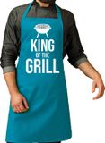 Bellatio Decorations King of the Grill schort - Blauw