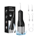 Sunluxy Hydropulseur Dentaire Portable sans Fil, 140 PSI, Flux d’eau Pulsé Haute Pression, 4 Modes, Réservoir d’eau Amovible 260 ml, Autonomie de 50 Jours, Fonction Mémoire Intelligent, 3 Types de Buses, Design Léger Optimisé pour le Voyage, L5 N