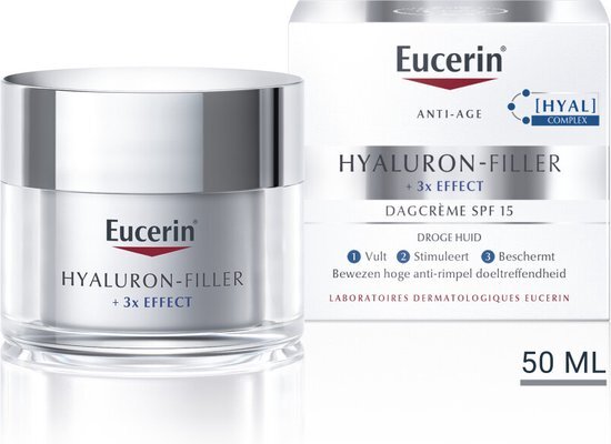 Eucerin Hyaluron-Filler Dagcrème Anti-Age - droge huid