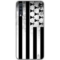 1001 coques Samsung Galaxy A70 Bretagne vlag siliconen hoesje
