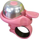 On Bike Universele Minifietsbel In Roze/zilverkleurig Staal