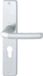 Hoppe Deurkruk op schild - Aluminium F1 - Aluminium - Hoppe Birmingham PC55 aluminium DIN LS/ DIN RS