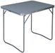 Redcliffs Camping tafel - aluminium - lichtgewicht - grijs/zilver - 80 x 60 x 69 cm
