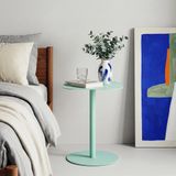 en.casa Table d'appoint Nastätten 50x40x40 cm vert menthe