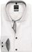 OLYMP Luxor modern fit chemise - longueur de manche 7 - blanc (contraste noir) - Repassage facile - Taille du col : 42