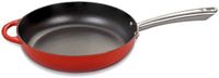 Kuchenprofi Hapjespan hoge koekenpan 28cm rood
