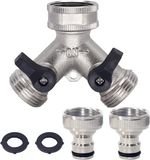 EUROTECHMART S.R.L. Tuyau d'arrosage - 2 voies Y-valve - 1 pièce - laiton