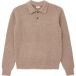 s.Oliver Pull en maille bouclette avec col polo et boutonnage enfant