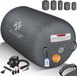 KESSER® Airtrack tapis de gymnastique gonflable - Anthracite, 120 x 90 cm