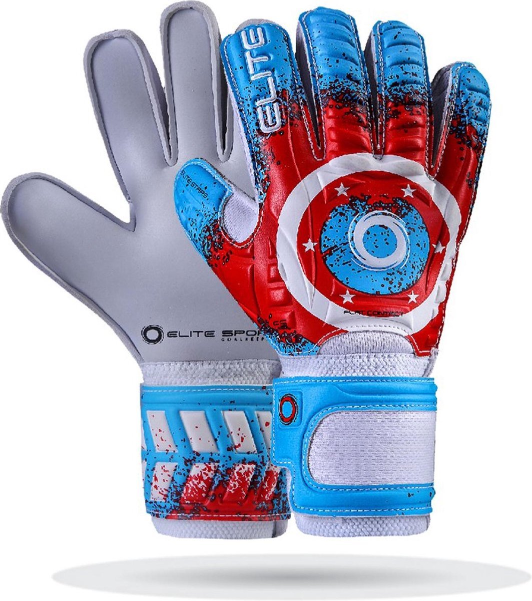 Elite Sport Elite KeepershandschoenenKinderen - rood,blauw,wit