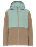 VAUDE Pulex Hooded Jacket II, Fleece jas, Unisex, Maat 98, Oat