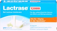 Lactase 12000 capsules pour les personnes souffrant d'intolérance au lactose, 45 capsules