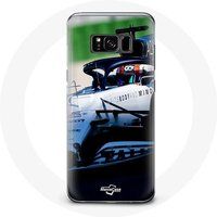 Maniacase Hoesje voor Samsung Galaxy S8 plus Formule 1 Pierre Gasly F1 Coureur Wit