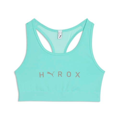 Puma x Hyrox sport-bh medium support - lichtblauw
