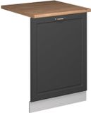 Vicco Fame-Line Vaatwasserfrontpaneel – 60 cm, WB Eik Anthrazit-Gold Landhaus