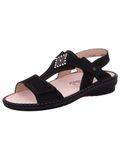Finn Comfort Sandaal 'Sandalette Damen 02807 007099 Echtleder in schwarz' zwart
