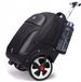 Aoking Sac à dos à roulettes 35L Noir