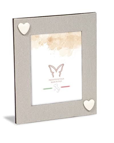 Mareli Fotolijst voor tafel - stof - linnen - foto 13 x 18 cm
