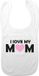 Bellatio Decorations Baby slabbetje - Roze - Katoen - Unisex - 1-2 jaar