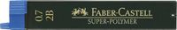 Faber-Castell Super-Polymer Vulpotlood-vulling 0,7 mm 2B Zwart 12 Stuks