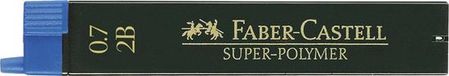 Faber-Castell Super-Polymer Vulpotlood-vulling 0,7 mm 2B Zwart 12 Stuks