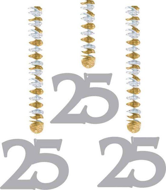 Folat - Hangdecoratie 25 zilver