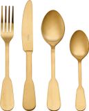 Mikasa Soho Gold 16-delige Roestvrijstalen Bestekset