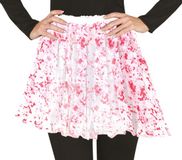 Fiestas Guirca Dames tutu bloed wit/ rood - 40 cm
