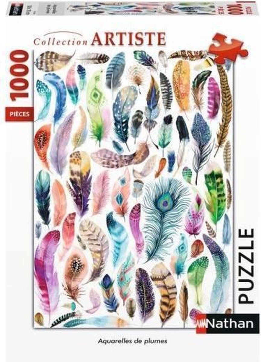 Nathan Puzzel N 1000 p - Veren aquarellen