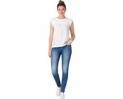 TIMEZONE Dames Jeans Slim EnyaTZ Womenshape - Smurf Blue Wash - W29/L30