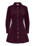 Onlzeva ONLY - ONLZEVA L/S Korte Corduroy Jurk CC PNT - Meisjes - XS - Katoen/Elastaan - Herfst/Winter 2026 - Fig