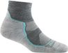 Darn Tough Light Hiker 1/4 Lightweight with Cushion - Hikingsokken en wandelsokken van merinowol - Slate - Dames - Schoenmaat 35-37