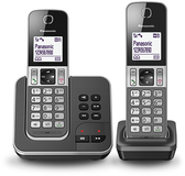Panasonic KX-TGD322 DECT Phone - Black/Grey - Number Identification