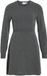 VILA VIKERRY O-NECK L/S CABLE KNIT DRESS NOOS Dames Mini jurk M Dark Grey Melange