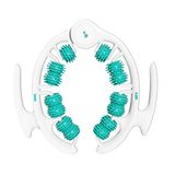 BEPER C301ABE500 Anti-cellulitis massageroller, handmatige lichaamsmassager met gekartelde rollers, stimuleert microcirculatie en afvoer van vocht, voor dijen, billen, buik en armen